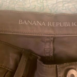 Banana Republic faux leather pants. Like new